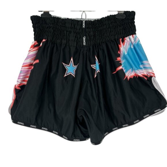 Yokkao Shorts Mens XL MMA Muay Thai boxing Fight Trunks Black/Blue/Pink - Picture 2 of 5